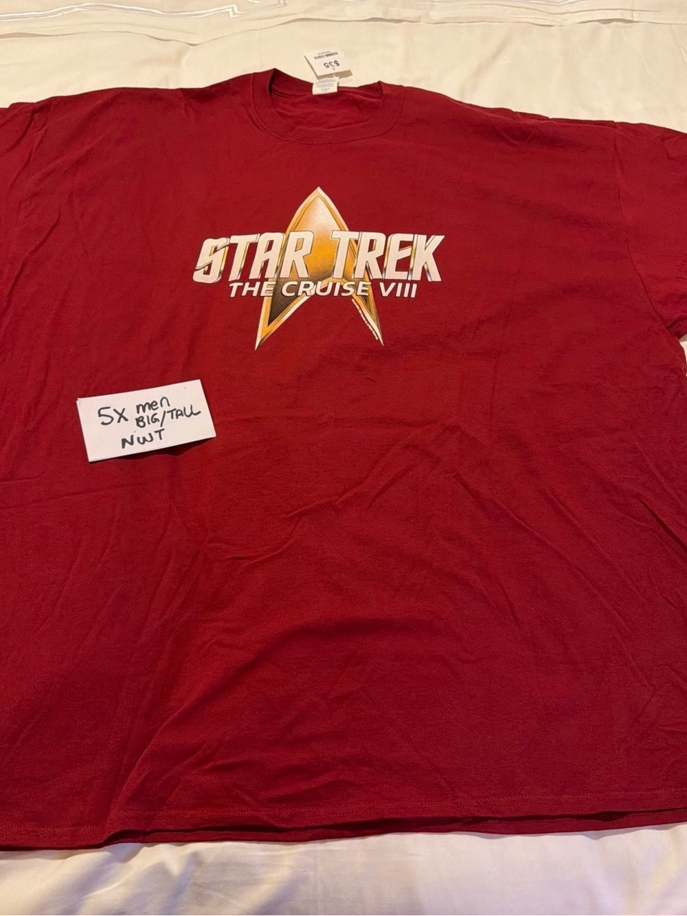 Star Trek The Cruise VIII Men's Red Short Sleeve Tee